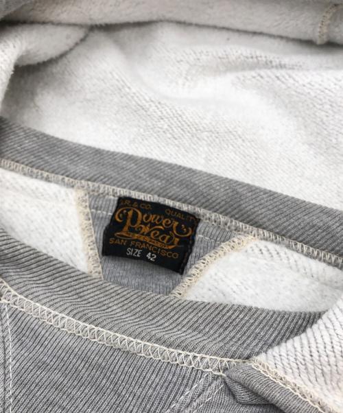 POWER WEAR（パワーウェア）POWER WEAR (パワーウェア) 後付けパーカー グレー サイズ:42の古着・服飾アイテム