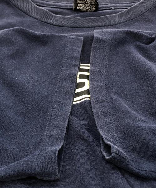 stussy（ステューシー）stussy (ステューシー) プリントTシャツ ネイビー サイズ:Lの古着・服飾アイテム