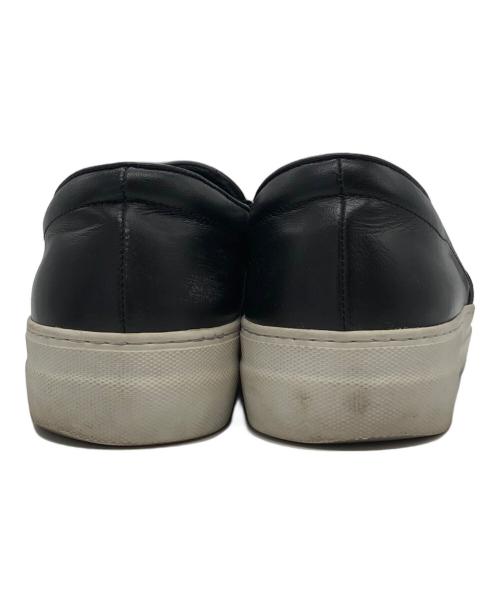 SUNNY PELLICO（サニーペリコー）SUNNY PELLICO (サニーペリコー) 編み込みレザースリッポン ブラック サイズ:SIZE 39の古着・服飾アイテム