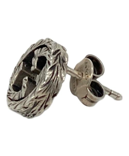 GUCCI（グッチ）GUCCI (グッチ) インターロッキングG アラベスクピアス シルバー サイズ:下記参照の古着・服飾アイテム