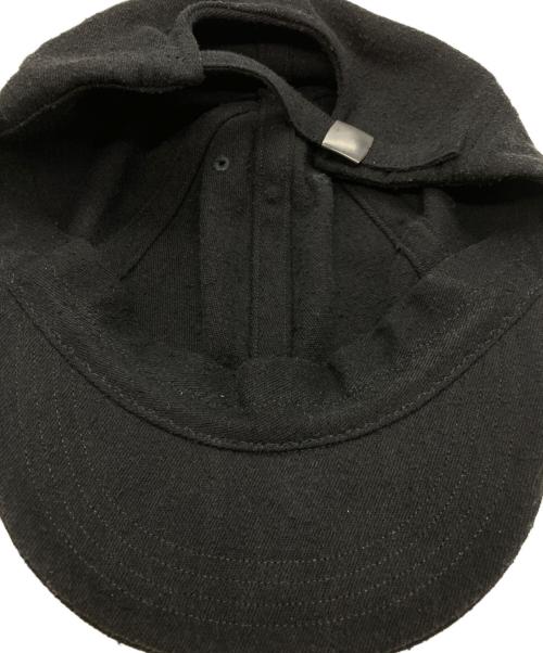 COMOLI（コモリ）COMOLI (コモリ) シルクネップ キャップ ブラック サイズ:下記参照の古着・服飾アイテム