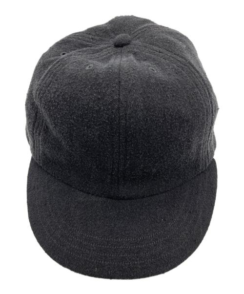 COMOLI（コモリ）COMOLI (コモリ) シルクネップ キャップ ブラック サイズ:下記参照の古着・服飾アイテム