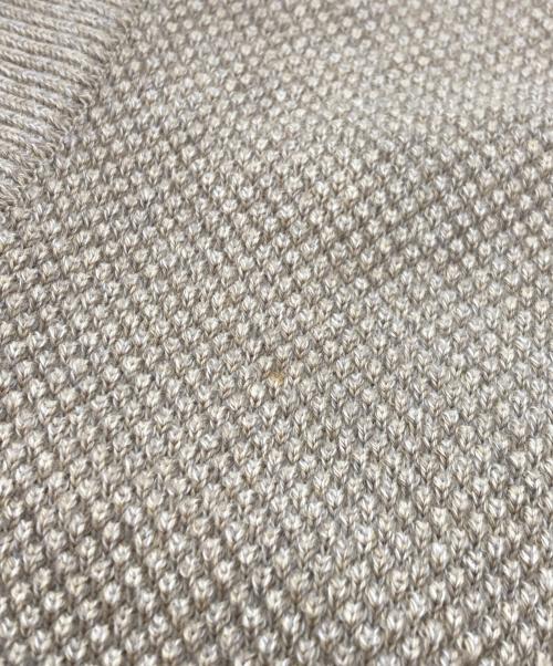 crepuscule（クレプスキュール）crepuscule (クレプスキュール) Moss Stitch Zip Vest ベージュ サイズ:SIZE 1の古着・服飾アイテム