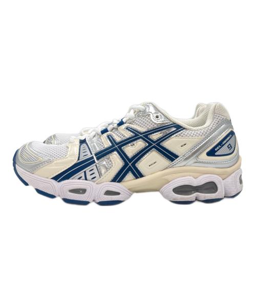 asics（アシックス）asics (アシックス) GEL-NIMBUS9 ネイビー×ベージュ サイズ:25.5ｃｍの古着・服飾アイテム