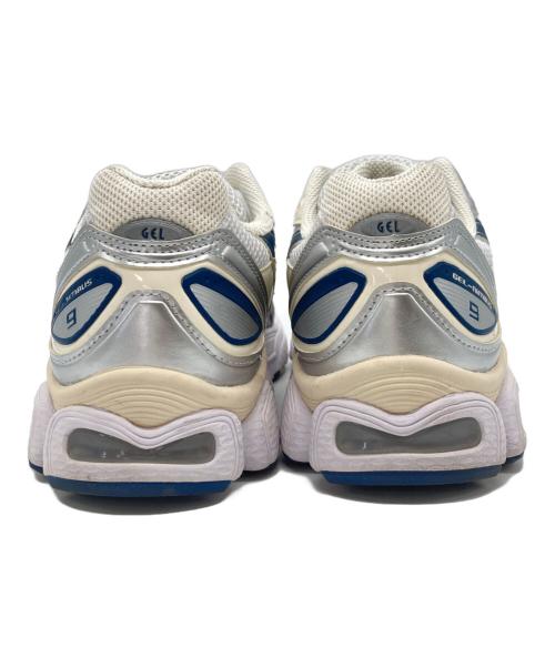 asics（アシックス）asics (アシックス) GEL-NIMBUS9 ネイビー×ベージュ サイズ:25.5ｃｍの古着・服飾アイテム