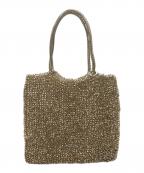 ANTEPRIMAアンテプリマ）の古着「ワイヤーコードハンドバッグ」｜ゴールド