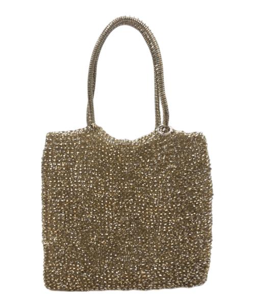 ANTEPRIMA（アンテプリマ）ANTEPRIMA (アンテプリマ) ワイヤーコードハンドバッグ ゴールドの古着・服飾アイテム