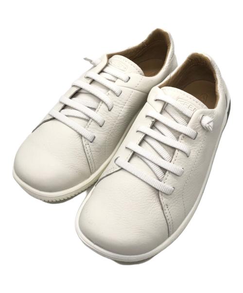 KEEN（キーン）KEEN (キーン) ケーエヌエックス レース スニーカー ホワイト サイズ:26.5ｃｍの古着・服飾アイテム