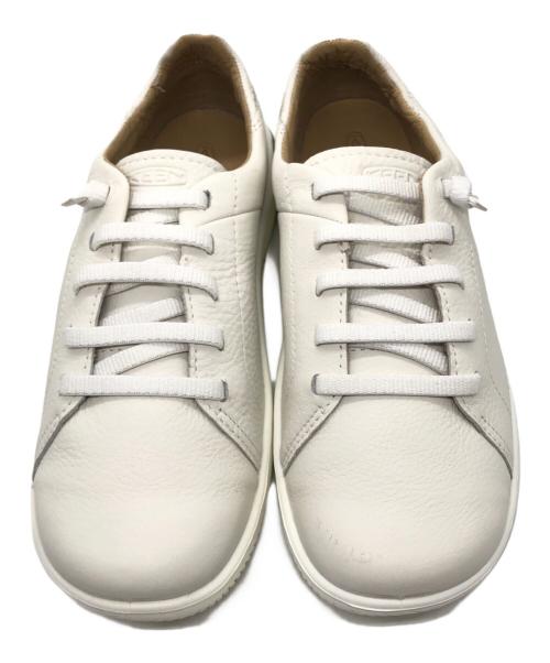 KEEN（キーン）KEEN (キーン) ケーエヌエックス レース スニーカー ホワイト サイズ:26.5ｃｍの古着・服飾アイテム