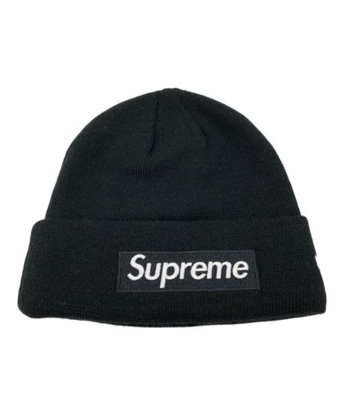 SUPREME（シュプリーム）Supreme (シュプリーム) New Era (ニューエラ) ニット帽 ブラックの古着・服飾アイテム