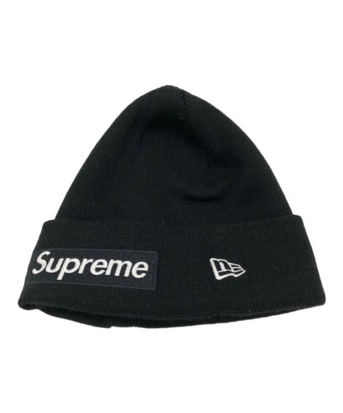 SUPREME（シュプリーム）Supreme (シュプリーム) New Era (ニューエラ) ニット帽 ブラックの古着・服飾アイテム