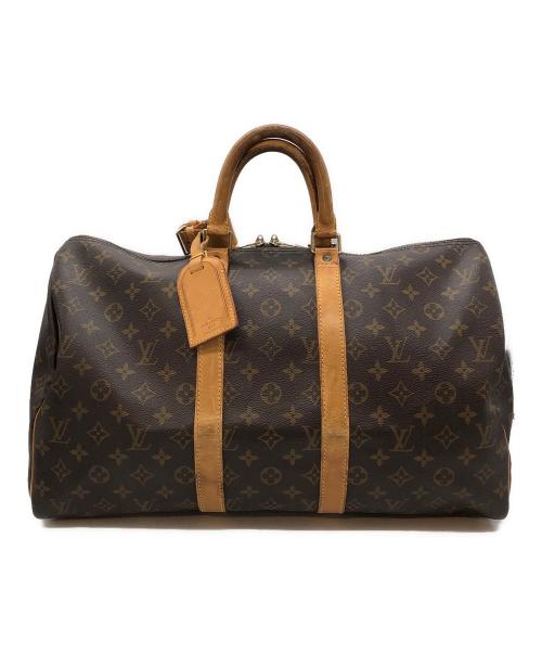 LOUIS VUITTON（ルイ ヴィトン）LOUIS VUITTON (ルイ ヴィトン) キーポル50 ボストンバッグ ブラウンの古着・服飾アイテム