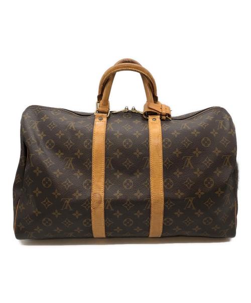 LOUIS VUITTON（ルイ ヴィトン）LOUIS VUITTON (ルイ ヴィトン) キーポル50 ボストンバッグ ブラウンの古着・服飾アイテム