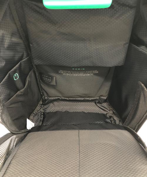 KORIN（コリンデザイン）KORIN (コリンデザイン) 防刃盗難防止リュック ブラックの古着・服飾アイテム