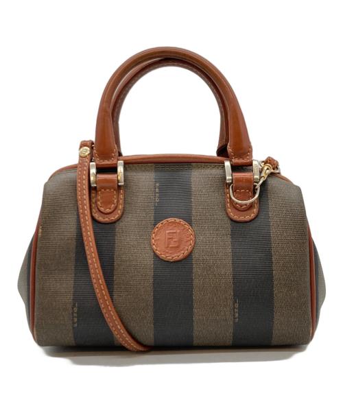 FENDI（フェンディ）FENDI (フェンディ) マイクロミニボストン ブラウン サイズ:下記参照の古着・服飾アイテム