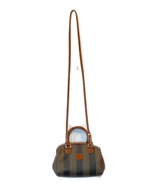 FENDI（フェンディ）FENDI (フェンディ) マイクロミニボストン ブラウン サイズ:下記参照の古着・服飾アイテム