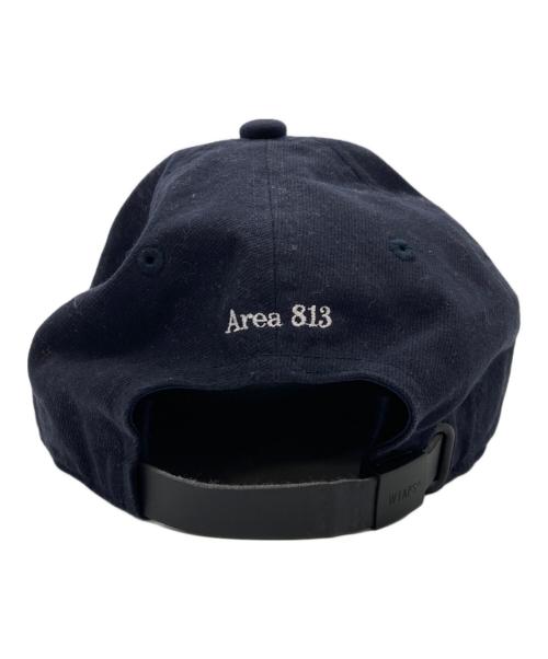 WTAPS（ダブルタップス）WTAPS (ダブルタップス) ロゴ刺繍キャップ ネイビーの古着・服飾アイテム