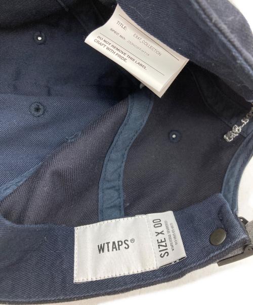WTAPS（ダブルタップス）WTAPS (ダブルタップス) ロゴ刺繍キャップ ネイビーの古着・服飾アイテム