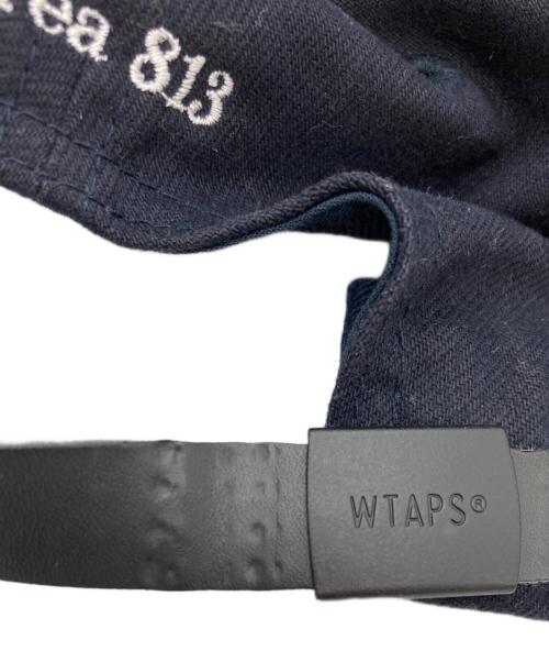 WTAPS（ダブルタップス）WTAPS (ダブルタップス) ロゴ刺繍キャップ ネイビーの古着・服飾アイテム