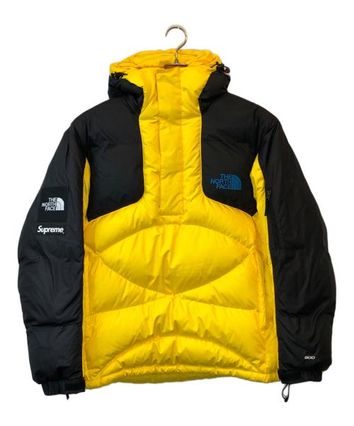 SUPREME（シュプリーム）Supreme (シュプリーム) THE NORTH FACE (ザ ノース フェイス) 800-Fill Half Zip Hooded Pullover イエロー×ブラック サイズ:Lの古着・服飾アイテム