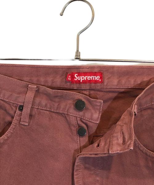 SUPREME（シュプリーム）Supreme (シュプリーム) Washed Regular Jean ピンク サイズ:SIZE 32の古着・服飾アイテム
