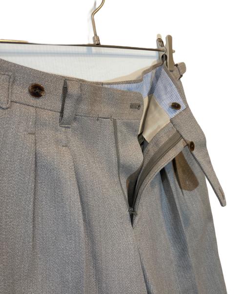 IGARASHI TROUSERS（イガラシ トラウザーズ）IGARASHI TROUSERS (イガラシ トラウザーズ) ウールタックスラックス ブラウン サイズ:表記なしの古着・服飾アイテム