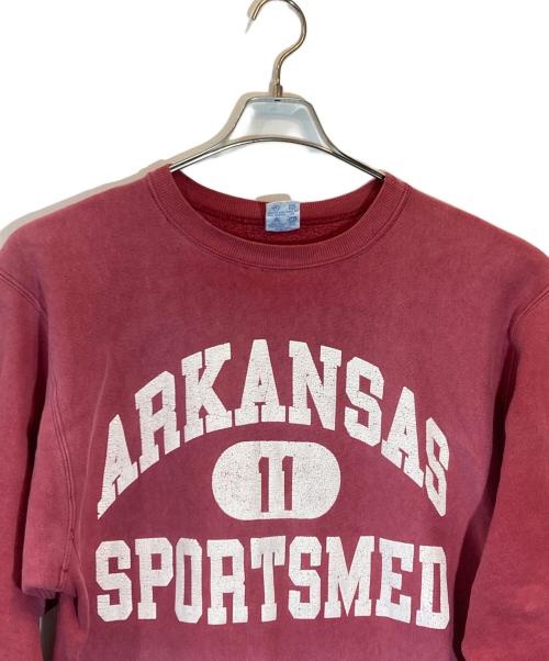 Champion（チャンピオン）Champion (チャンピオン) リバースウィーブスウェット / 90’S-00'S / トリコ刺繍タグ レッド サイズ:X-LARGEの古着・服飾アイテム