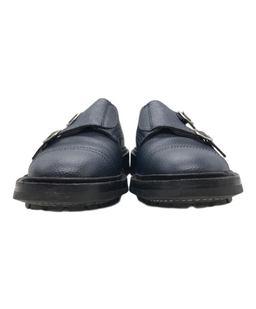 Tricker's（トリッカーズ）Tricker's (トリッカーズ) URBAN RESEARCH (アーバンリサーチ) ダブルモンクストラップシューズ ネイビー サイズ:7 1/2の古着・服飾アイテム