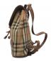 Burberry's (バーバリーズ) ノバチェックミニリュック ブラウン：25000円