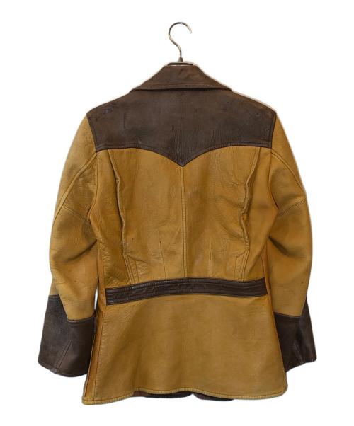 USED（ユーズド）USED (ユーズド) ウエスタンレザージャケット ブラウン サイズ:下記参照の古着・服飾アイテム