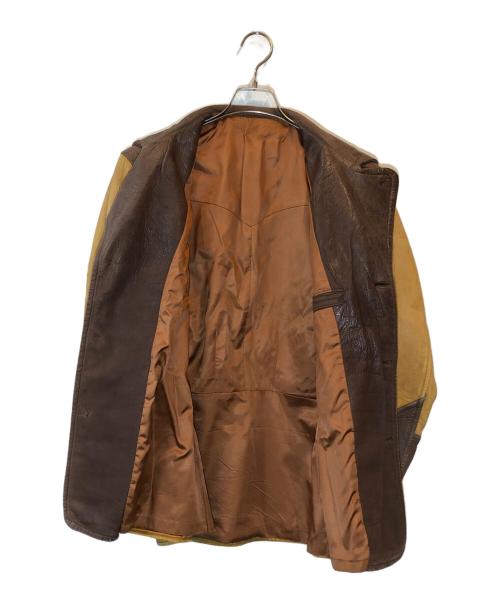 USED（ユーズド）USED (ユーズド) ウエスタンレザージャケット ブラウン サイズ:下記参照の古着・服飾アイテム