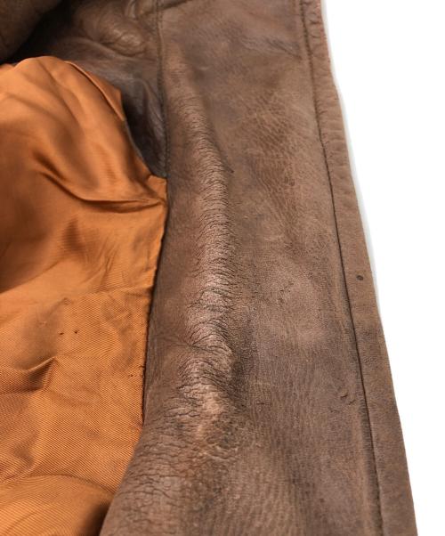 USED（ユーズド）USED (ユーズド) ウエスタンレザージャケット ブラウン サイズ:下記参照の古着・服飾アイテム