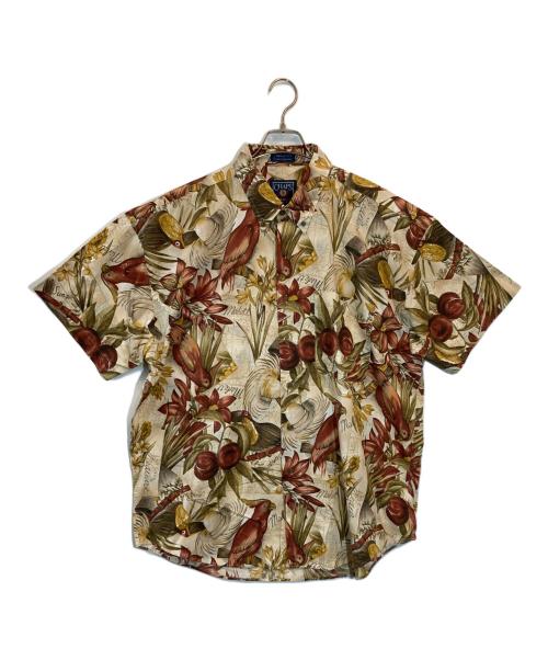 CHAPS（チャップス）CHAPS (チャップス) アロハシャツ ブラウン サイズ:SIZE XLの古着・服飾アイテム