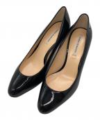 FABIO RUSCONIファビオルスコーニ）の古着「エナメルパンプス」｜ブラック