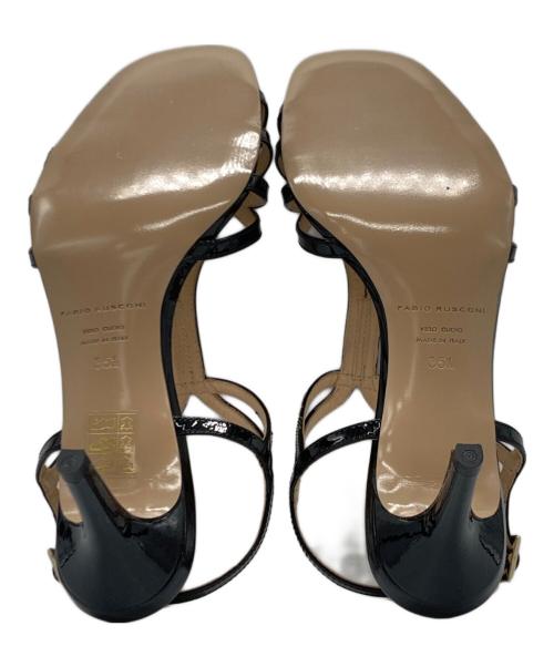 FABIO RUSCONI（ファビオルスコーニ）FABIO RUSCONI (ファビオルスコーニ) GARDA/VER ブラック サイズ:35 1/2の古着・服飾アイテム