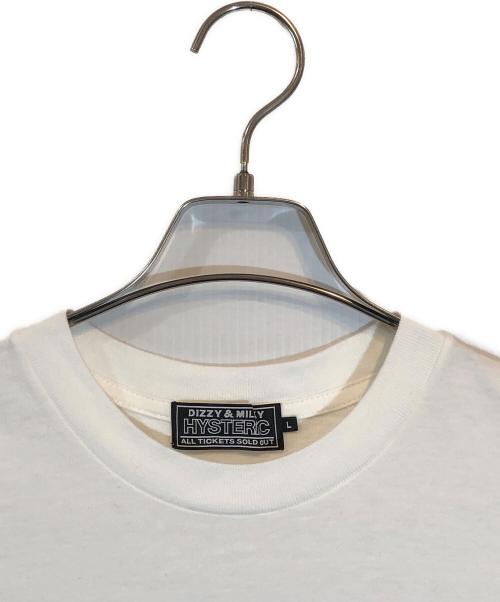 Hysteric Glamour（ヒステリックグラマー）Hysteric Glamour (ヒステリックグラマー) MOTOR CITY FEVER Tシャツ ホワイト サイズ:SIZE Lの古着・服飾アイテム