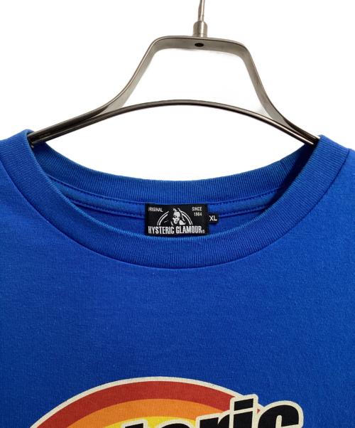 Hysteric Glamour（ヒステリックグラマー）Hysteric Glamour (ヒステリックグラマー) GOOD GIRL Tシャツ（グッドガールTシャツ） ブルー サイズ:XLの古着・服飾アイテム