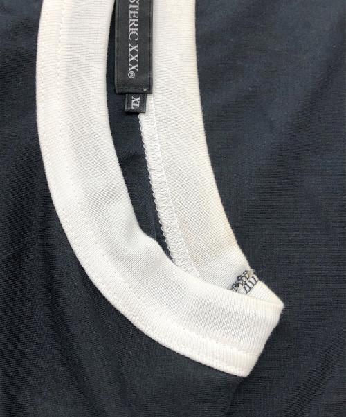 Thee Hysteric XXX（ジィ ヒステリックトリプルエックス）Thee Hysteric XXX (ジィ ヒステリックトリプルエックス) ヒスバタフライ リンガーTシャツ ブラック サイズ:SIZE XLの古着・服飾アイテム