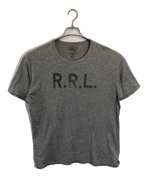 RRL（ダブルアールエル）RRL (ダブルアールエル) プリントロゴTシャツ グレー サイズ:SIZE XLの古着・服飾アイテム