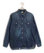 LEEリー）の古着「デニムワークシャツ」｜ネイビー