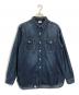 LEE（リー）の古着「デニムワークシャツ」｜ネイビー