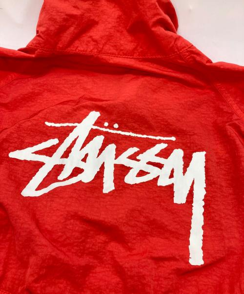 NIKE（ナイキ）NIKE (ナイキ) stussy (ステューシー) アノラックパーカー レッド サイズ:SIZE Lの古着・服飾アイテム