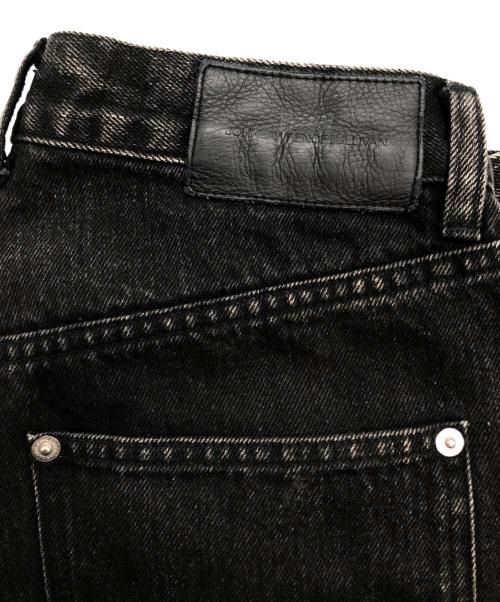 JOHN LAWRENCE SULLIVAN（ジョン ローレンス サリバン）JOHN LAWRENCE SULLIVAN (ジョン ローレンス サリバン) BLEACHED DENIM ZIPPED PANTS ブラック サイズ:SIZE 44の古着・服飾アイテム