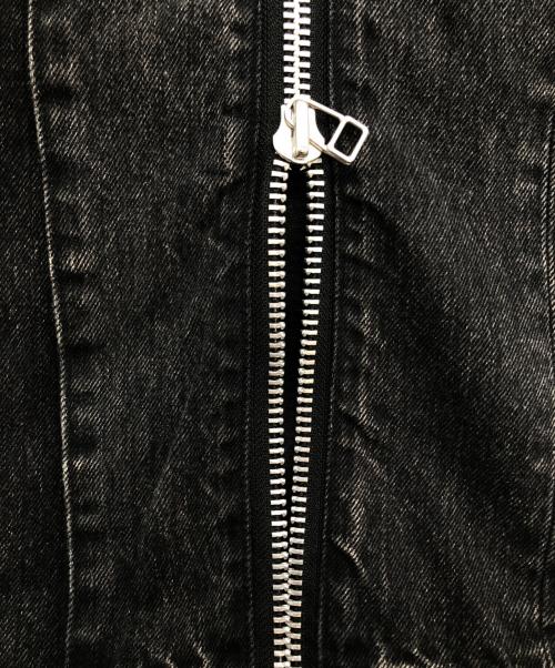 JOHN LAWRENCE SULLIVAN（ジョン ローレンス サリバン）JOHN LAWRENCE SULLIVAN (ジョン ローレンス サリバン) BLEACHED DENIM ZIPPED PANTS ブラック サイズ:SIZE 44の古着・服飾アイテム