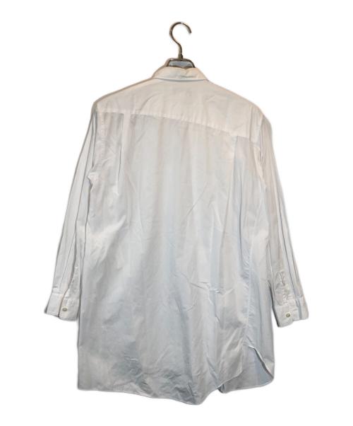COMME des GARCONS HOMME PLUS（コムデギャルソンオムプリュス）COMME des GARCONS HOMME PLUS (コムデギャルソンオムプリュス) 捻れ変形ロングシャツ ホワイト サイズ:SIZE XSの古着・服飾アイテム