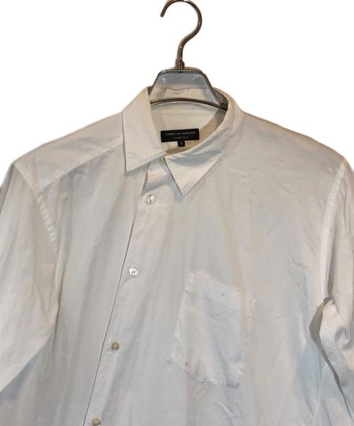 COMME des GARCONS HOMME PLUS（コムデギャルソンオムプリュス）COMME des GARCONS HOMME PLUS (コムデギャルソンオムプリュス) 捻れ変形ロングシャツ ホワイト サイズ:SIZE XSの古着・服飾アイテム