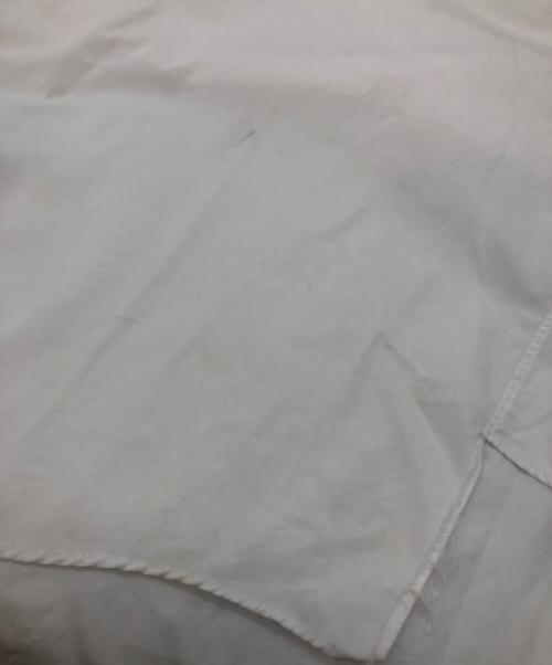 COMME des GARCONS HOMME PLUS（コムデギャルソンオムプリュス）COMME des GARCONS HOMME PLUS (コムデギャルソンオムプリュス) 捻れ変形ロングシャツ ホワイト サイズ:SIZE XSの古着・服飾アイテム