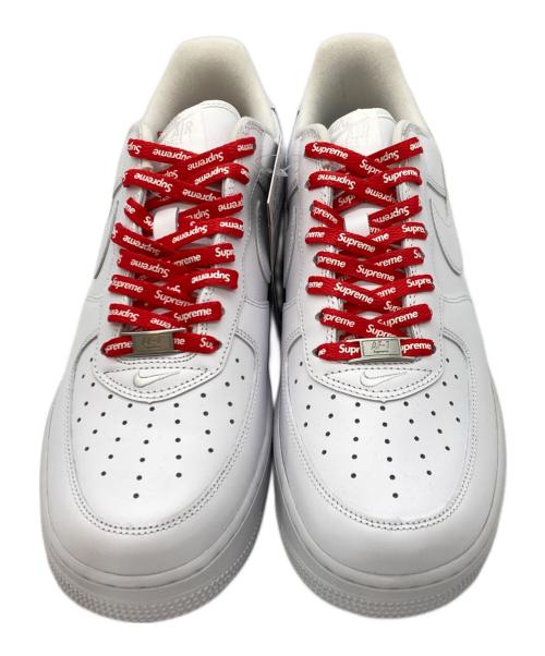 NIKE（ナイキ）NIKE (ナイキ) Supreme (シュプリーム) AIR FORCE1 LOW ホワイト サイズ:28 未使用品の古着・服飾アイテム
