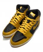 NIKEナイキ）の古着「エアジョーダン1 ハイ OG」｜ブラック×イエロー