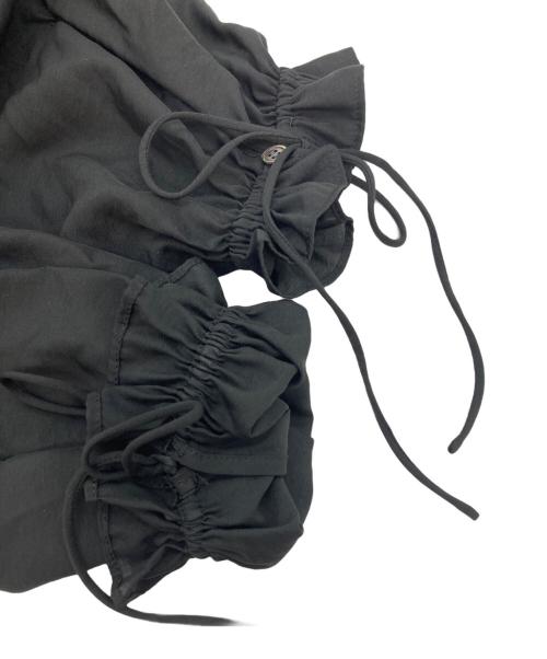 Spick and Span（スピック＆スパン）Spick and Span (スピックアンドスパン) ハイブリットフリルリボンブラウス ブラック サイズ:下記参照の古着・服飾アイテム